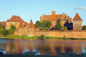 Poland's Malbork Castle Photography Wallpaper