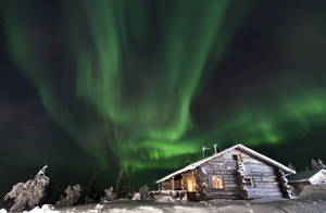 Polar Community Northern Lights Hd Wallpaper