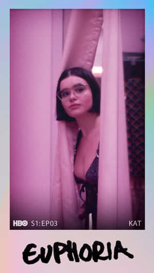 Polaroid Euphoria Hbo Iphone With Kat Wallpaper