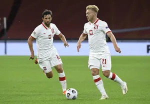 Polish Soccer Playersin Action Wallpaper