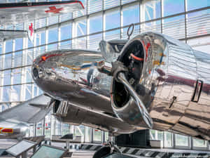 Polished Vintage Aircraft Museumof Flight Wallpaper