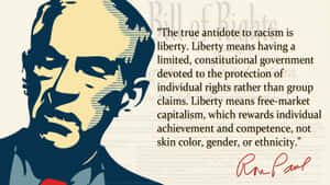 Political Quoteon Libertyand Racism Wallpaper