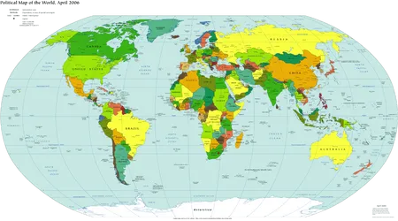 Political World Map 4k 2006 Wallpaper