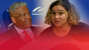 Politician Allen West With Wife Wallpaper