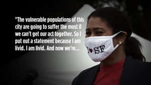 Politician Expressing Concern Livid Statement Wallpaper