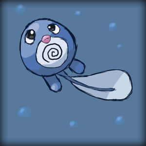 Poliwag Art Against Water Wallpaper