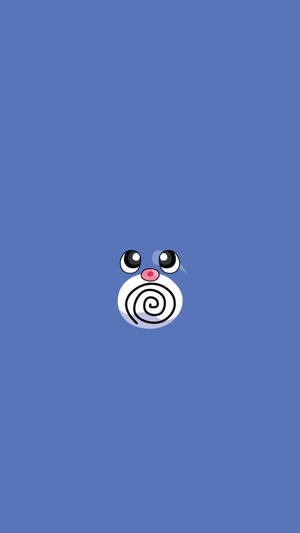 Poliwag Blue Pokemon Iphone Wallpaper