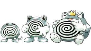 Poliwhirl Retro Redesign Wallpaper