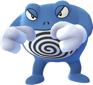 Poliwrath Clenched Fist Wallpaper