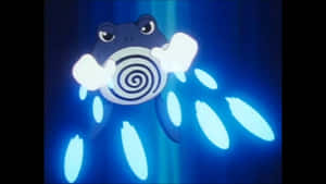 Poliwrath Glowing Water Droplets Wallpaper