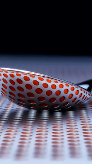 Polka Dot Spoon Reflection Wallpaper