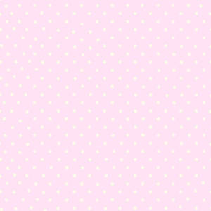 Polka Pink White Pattern Wallpaper