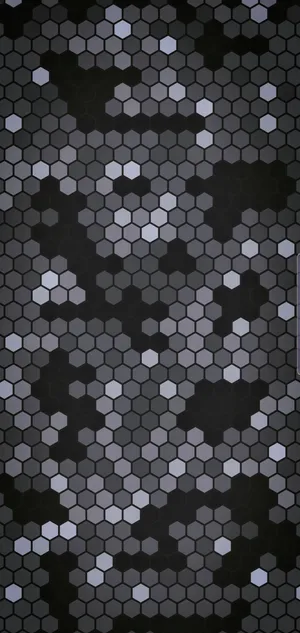 Polygon Patterns Punch Hole 4k Wallpaper