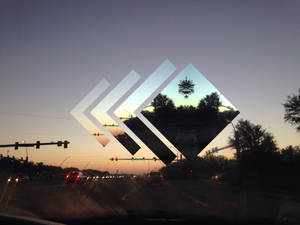 Polyscape City Road Traffic Wallpaper