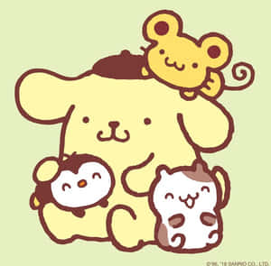 Pompompurin With Friends Sanrio Pfp Wallpaper