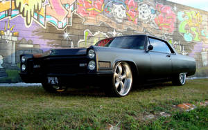 Pontiac Gto Matte Black Wallpaper