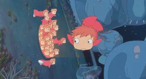 Ponyo_and_ Sosuke_ Underwater_ Adventure Wallpaper