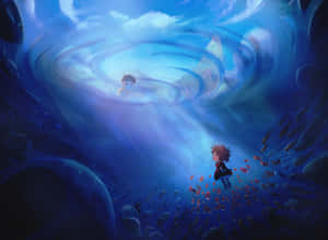 Ponyo_and_ Sosuke_ Underwater_ Adventure Wallpaper