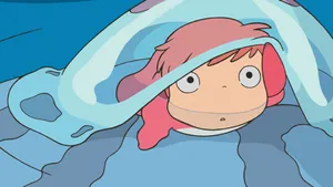 Ponyo Surprised Underwater Wallpaper