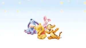 Pooh And Friends Pixel Disney Laptop Wallpaper