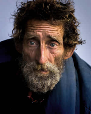 Poor Old Man Hd Portrait Wallpaper