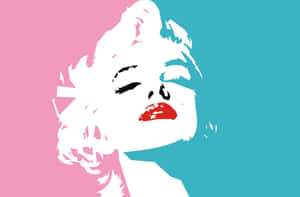 Pop Art Style Female Portrait Wallpaper