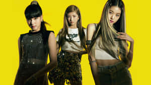 Pop_ Group_ Yellow_ Background Wallpaper