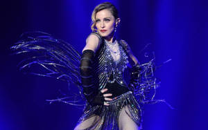 Pop Icon Madonna Performing Live Wallpaper