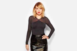 Pop Starin Black Topand Metallic Skirt Wallpaper