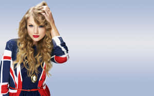 Pop Starin Patriotic Outfit Wallpaper