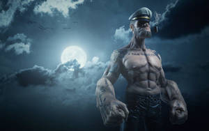 Popeye In The Night Wallpaper