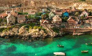 Popeye Village Malta Wallpaper