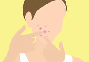 Popping Pimples Outline [wallpaper] Wallpaper