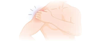 Popping Shoulder Illustration [wallpaper] Wallpaper