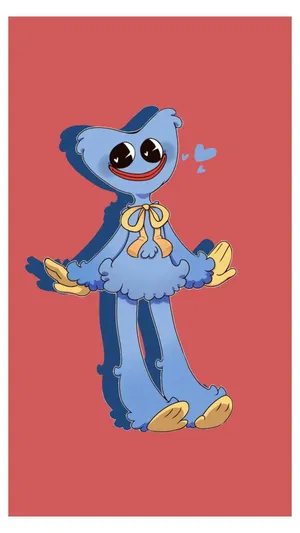 Poppy Playtime Huggy Wuggy’s Cute Version Wallpaper