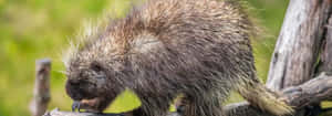 Porcupinein Natural Habitat Wallpaper