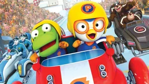 Pororo And Friends Racing Wallpaper