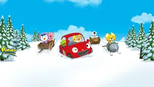 Pororo And Friends Winter Adventure Wallpaper
