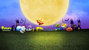Pororo Halloween Adventure Wallpaper