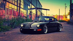 Porsche 911 In Low Stance Wallpaper