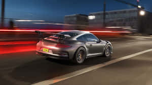 Porsche G T3 R S Night Drive Wallpaper