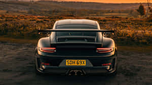 Porsche G T3 R S Rear View Sunset Wallpaper