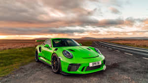 Porsche911 G T3 R S Sunset Drive Wallpaper