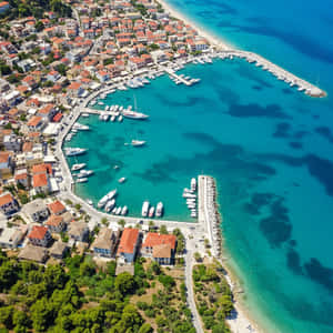 Port And Sea Wallpaper