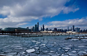 Port Of Chicago In America Wallpaper