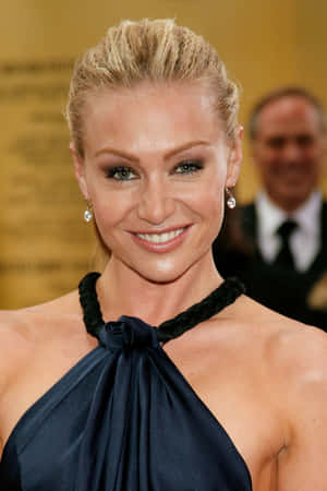 Portia De Rossi Elegant Event Appearance Wallpaper