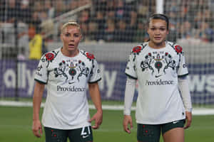 Portland Thorns F C Players On Field Wallpaper