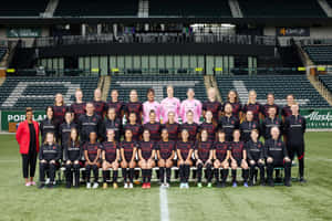 Portland Thorns F C Team Photo Wallpaper