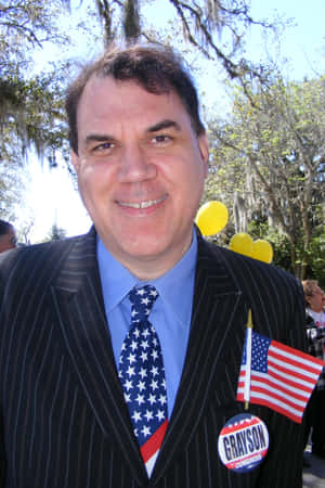 Portrait Alan Grayson Suit Wallpaper