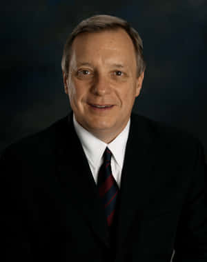 Portrait Of Politician Richard Durbin Wallpaper